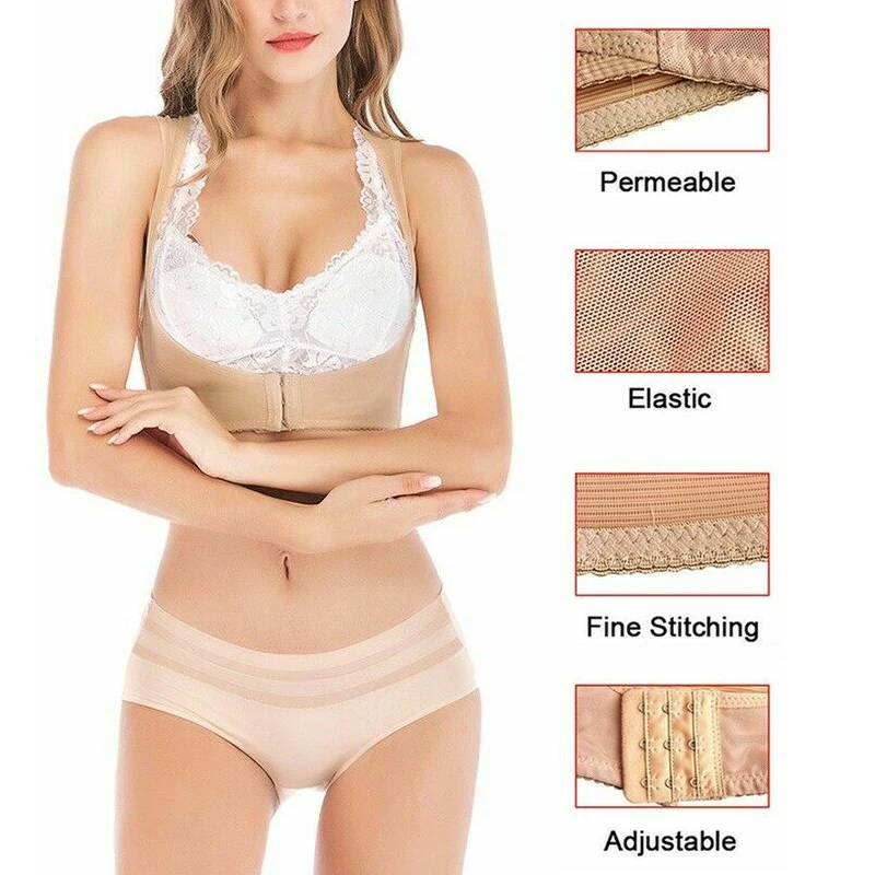 Эластичный Корректор осанки Женский Регулируемый шейпер для поддержки плеч