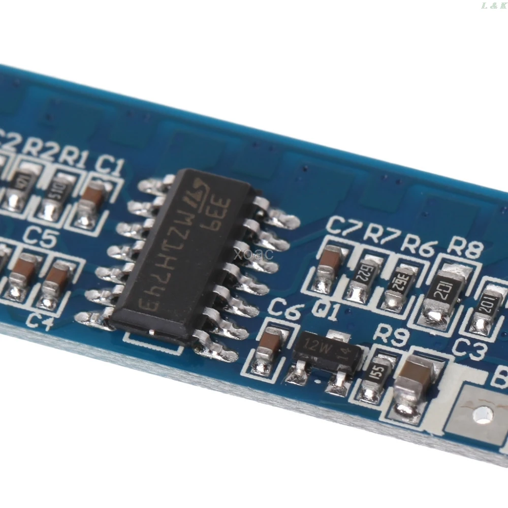 1 ячейка литиевая зарядка уровень емкости батареи светодиодный индикатор