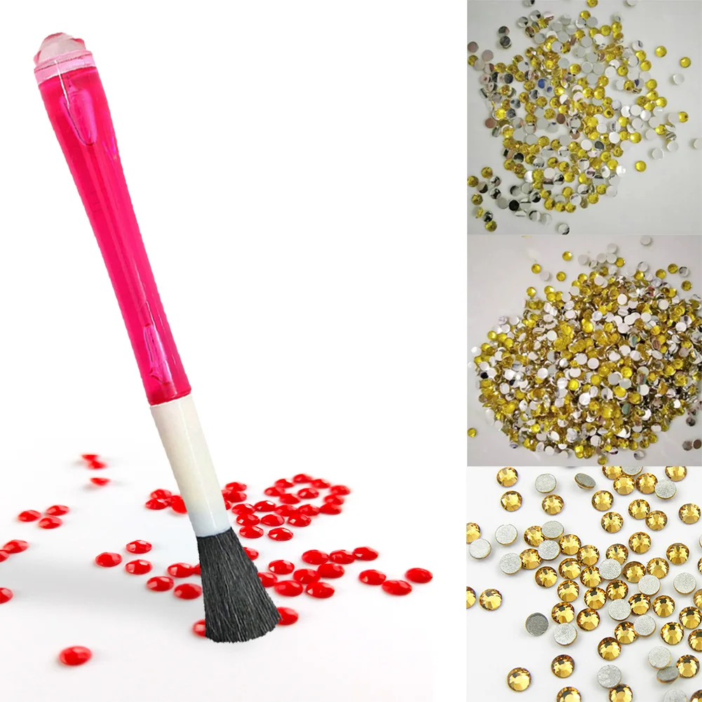 

DIY Dual-use Diamond Painting Point Drill Pen Clean-up Sweep Brush Embroidery Supply Arts Pens Sewing Accessories Crafts