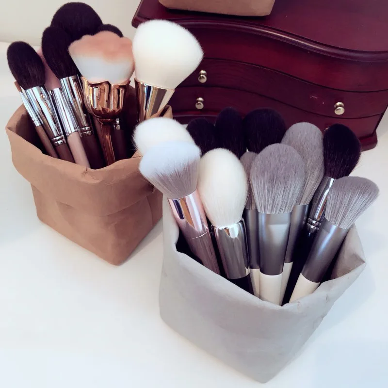 Новый Круглый хранение кистей для макияжа с высоким Ёмкость Nordic Ins Стиль Для