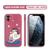 fashion phone case for iphone xr back cover for iphone 13 pro max 12 mini 11 se 2020 x xs 8 7 6 6s plus liquid silicone cases