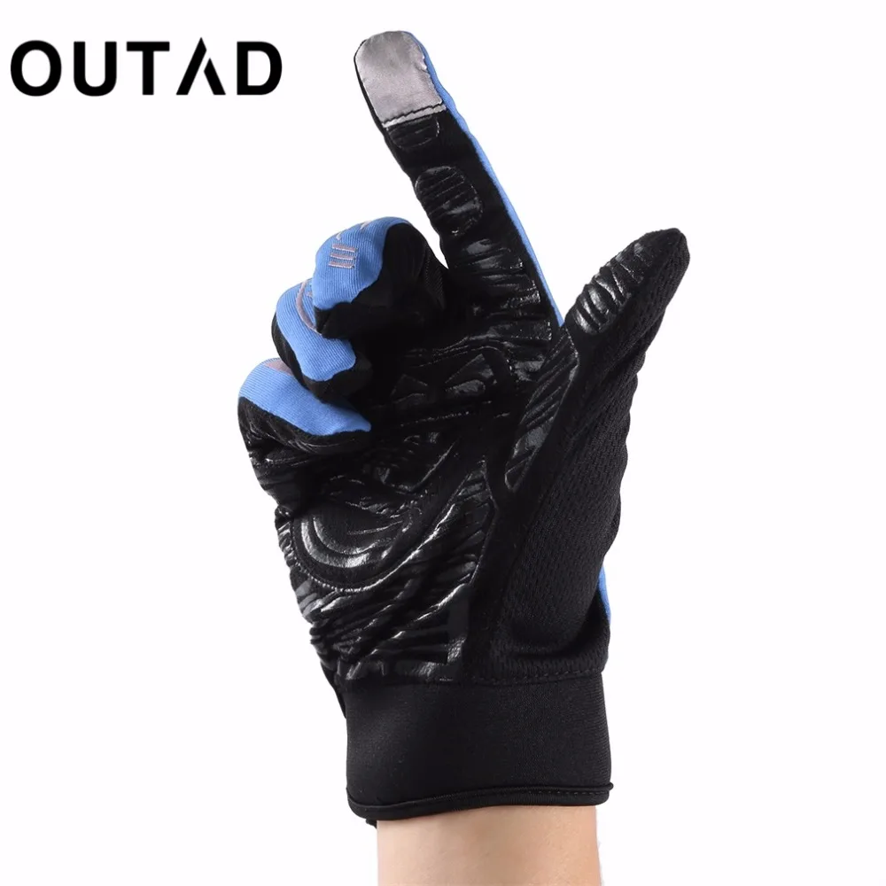 OUTAD мужские/женские уличные перчатки на полный палец для велоспорта горного