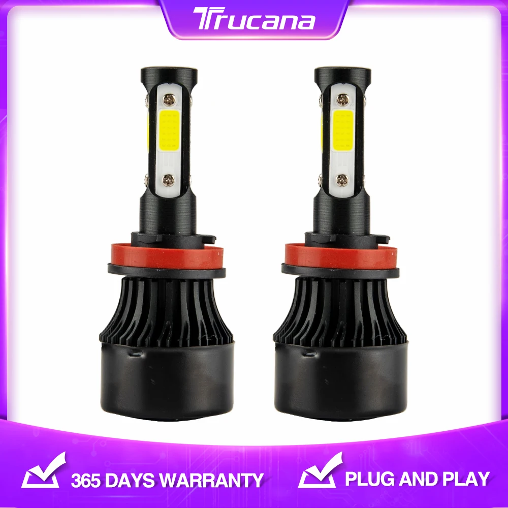 

Trucana H11 H7 LED H4 H1 H3 9005 9006 9012 880 5202 H13 9004 9007 Car Led Headlights Bulbs 4sides 48W 360 degree Auto Lamp 12V