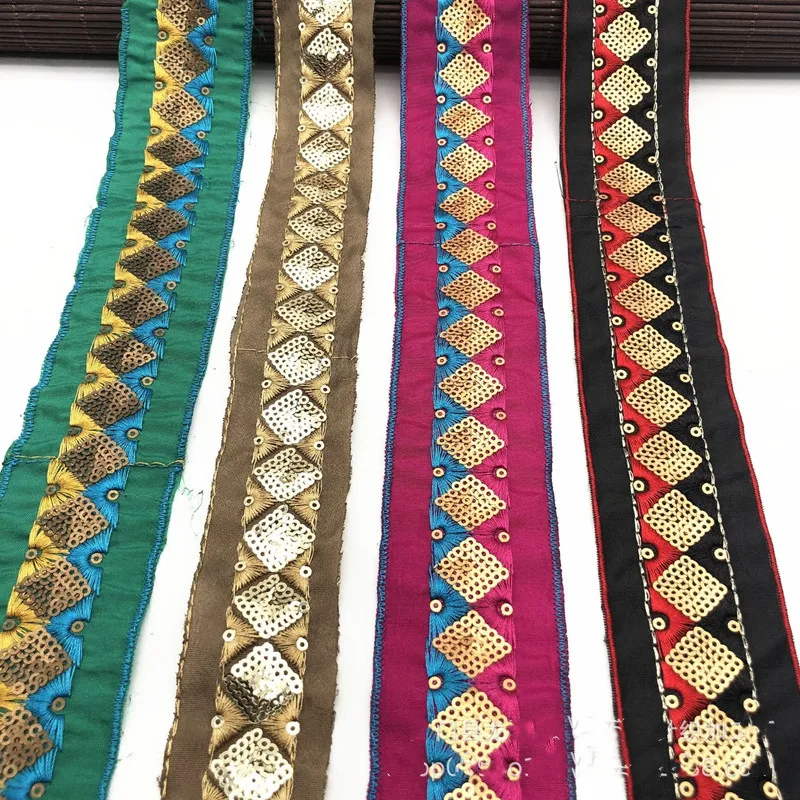 Лента-аппликатор для шитья с блестками 1 ярд | Дом и сад