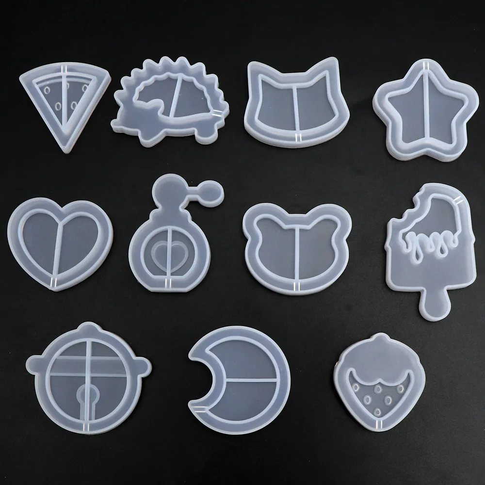 1 шт. силиконовые формы для мороженого в форме сердца звезды Луны УФ полимерная
