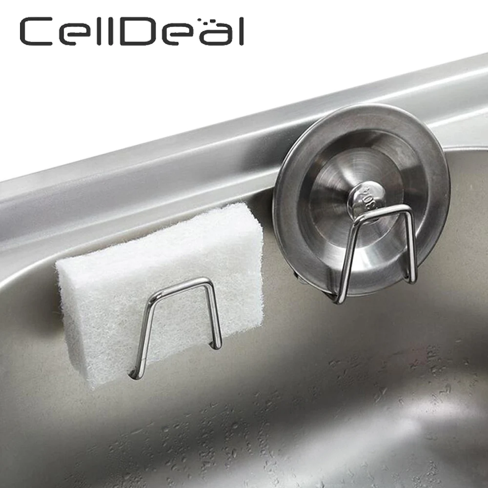 1 шт. стеллаж для кухонной сливной раковины из нержавеющей стали|Полки и