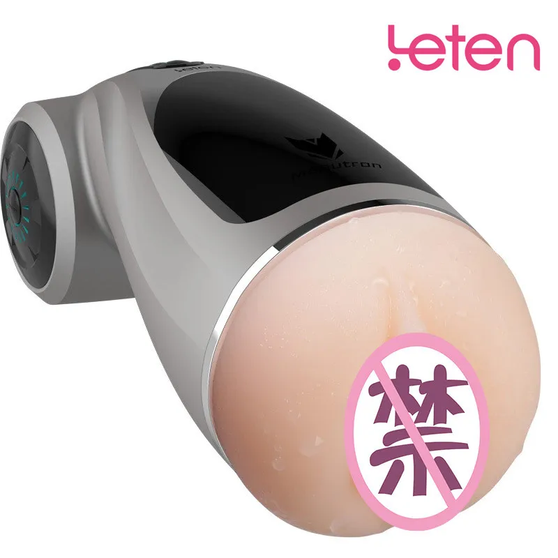 Автоматический Вагинальный Мужской мастурбатор Leten вибрирующий вибратор сосет