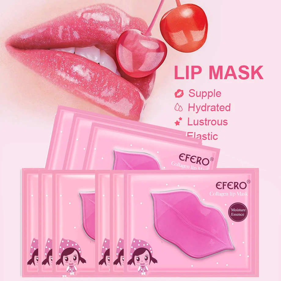 Фото 7/9/12 упаковок коллагеновая маска для губ|Губы| |