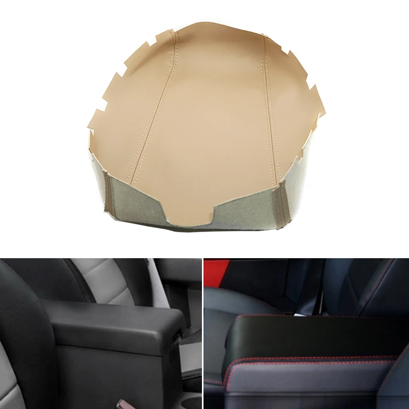 

Стайлинг автомобиля, внутренняя крышка подлокотника из микрофибры с центральным контролем, Обложка для коробки Dodge Nitro 2007 2008 2009 2010 2011, бежева...