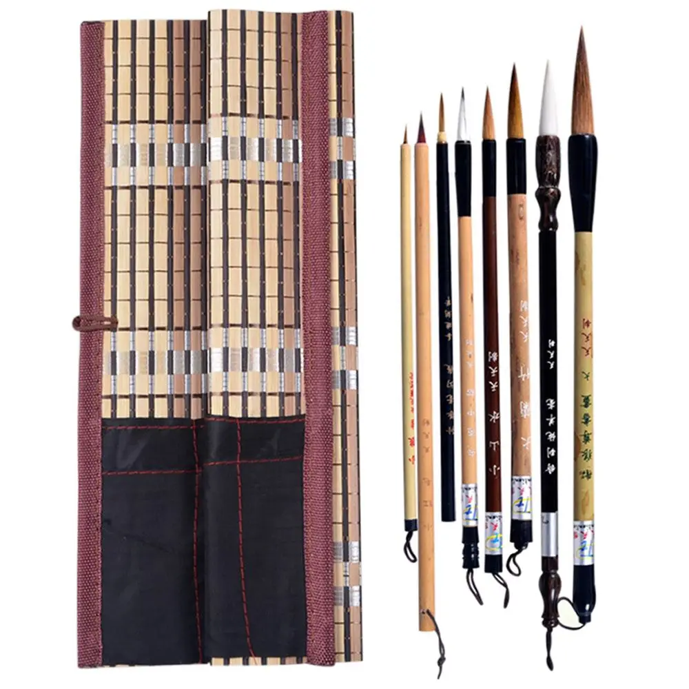 Набор черных кистей для рисования школьные принадлежности письма рандомные