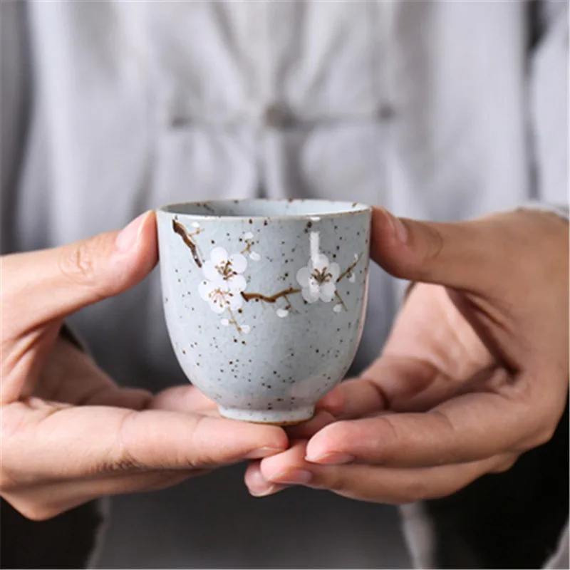 Ручная роспись керамическая чашка для чая античный Ru печь одиночный мастер