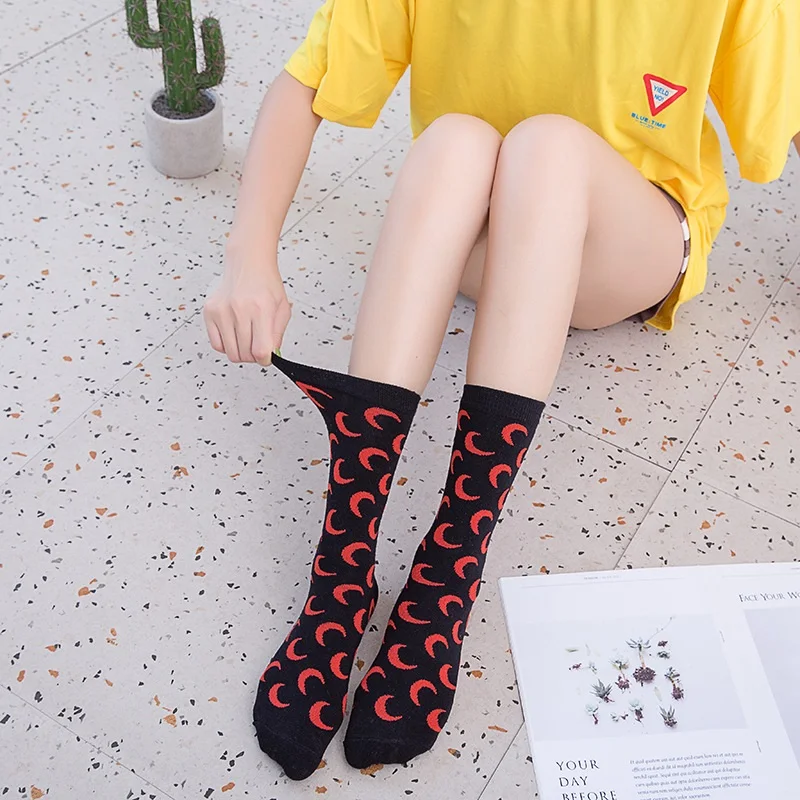 Женские хлопковые носки милые весенние в стиле Харадзюку для девушек и женщин |