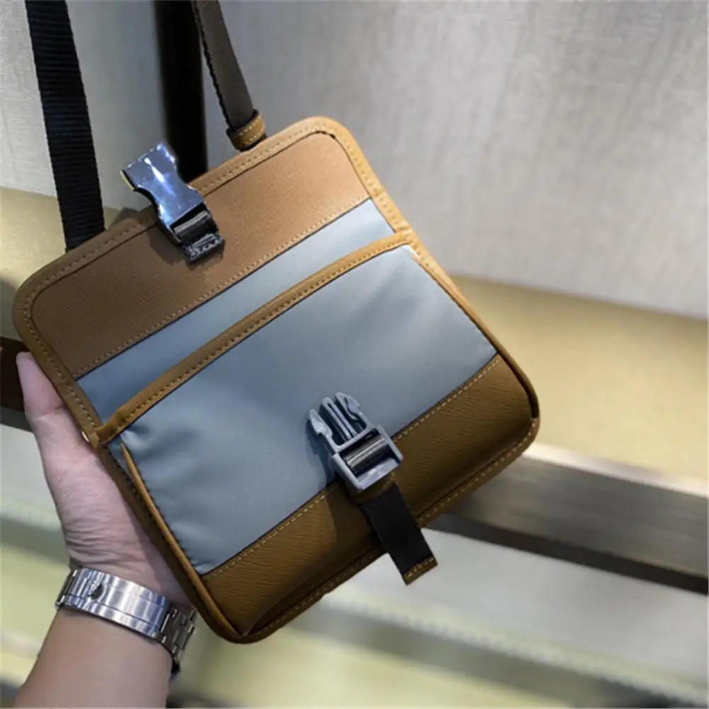 

Unisex Grey Nylon Canvas Waterproof Crossbody Bag Multifunctional Portable Fashion Casual Shopping Change Backpack