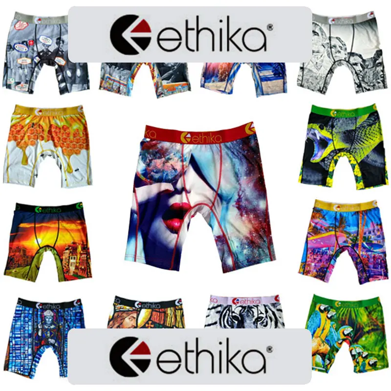 

Трусы-боксеры мужские, из дышащей ткани, с логотипом на заказ, быстросохнущие, размера плюс