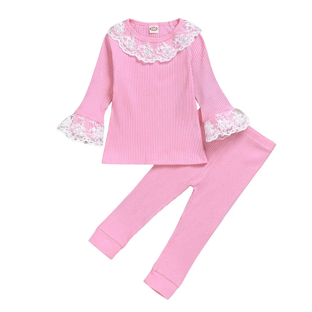 Зимняя одежда для девочек комплект одежды новорожденных с длинными рукавами