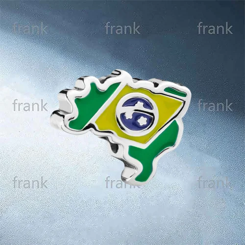 

791303ENMX Flag Element Charm