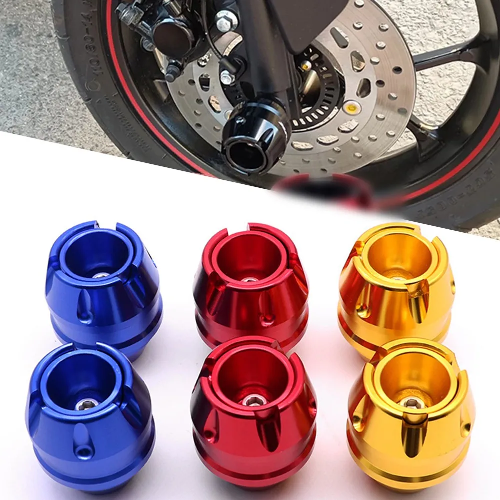 

Motorcycle CNC Front Fork Wheel Sliders Crash Protector Full Aluminum Alloy Anti-Fall Frame Motorbike Shock Absorber Accessories