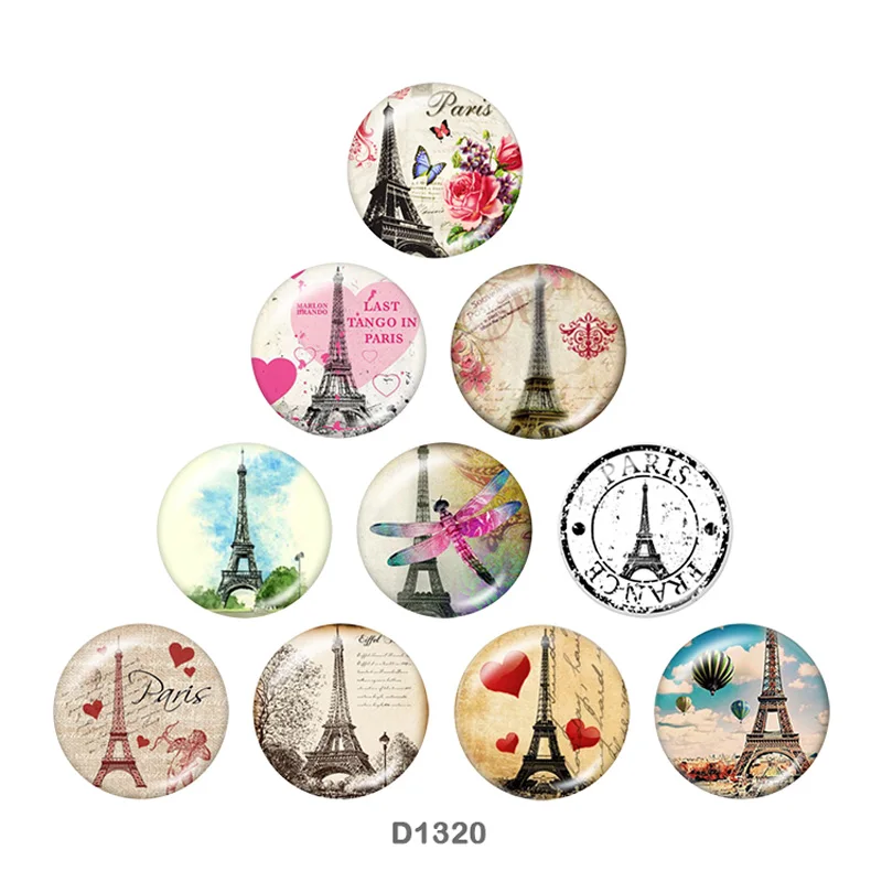 Круглые стеклянные бусины для создания наклейки на холодильник брелок медальон