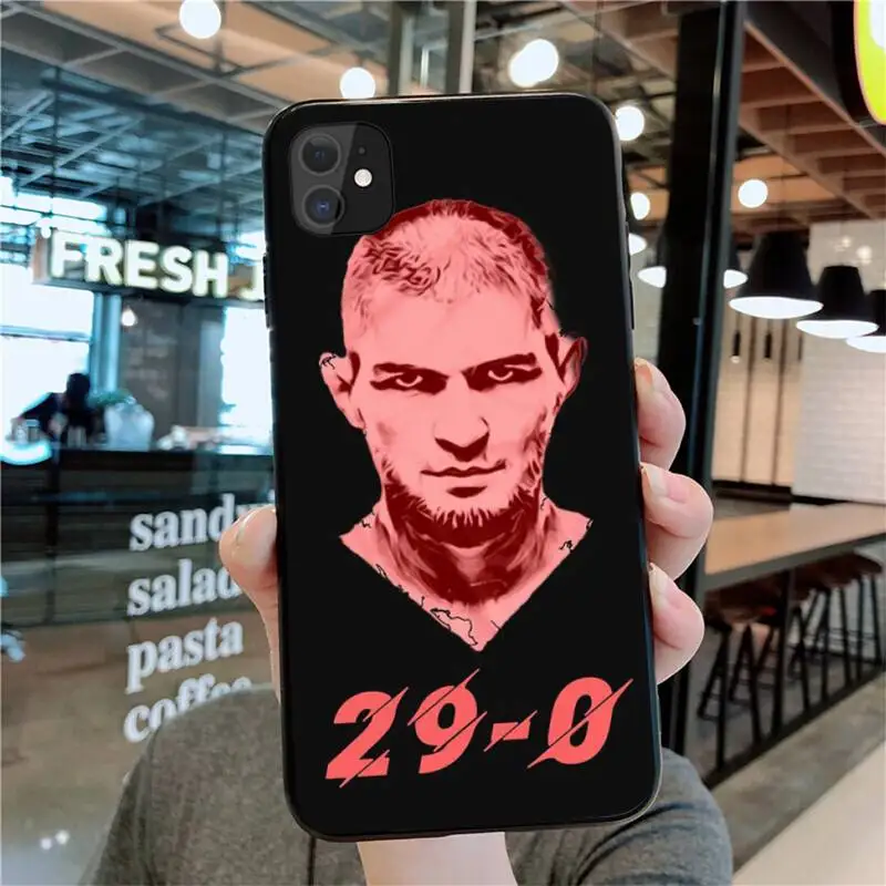 Чехол khabib nurmagomedov time для iphone 13 12 11 Pro Max Mini XS 8 7 6 6S Plus X 5S SE 2020 XR | Мобильные телефоны и