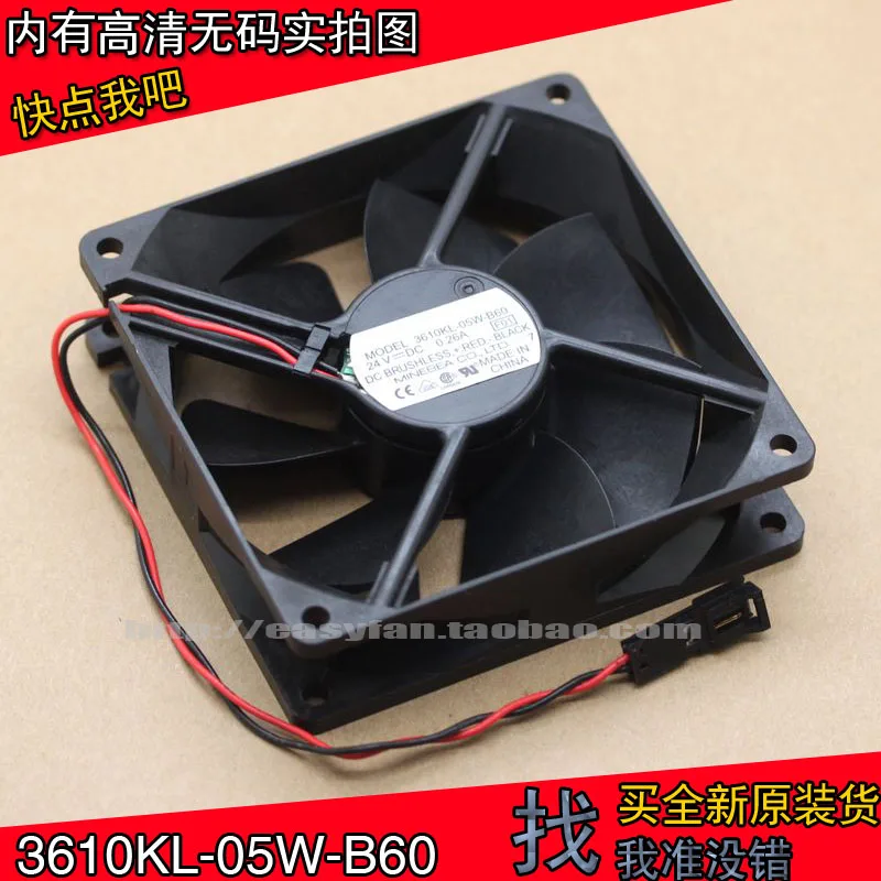 

Original NMB 9025 3610KL-05W-B60 24V 0.26A 9cm inverter double ball fan 92×92×25mm cooling fan cooler