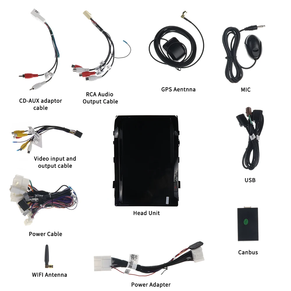 Android 9 128 + 4 Гб 16 дюймов Tesla style Автомобильный GPS навигатор для TOYOTA LAND CRUISER LC200 2008-15