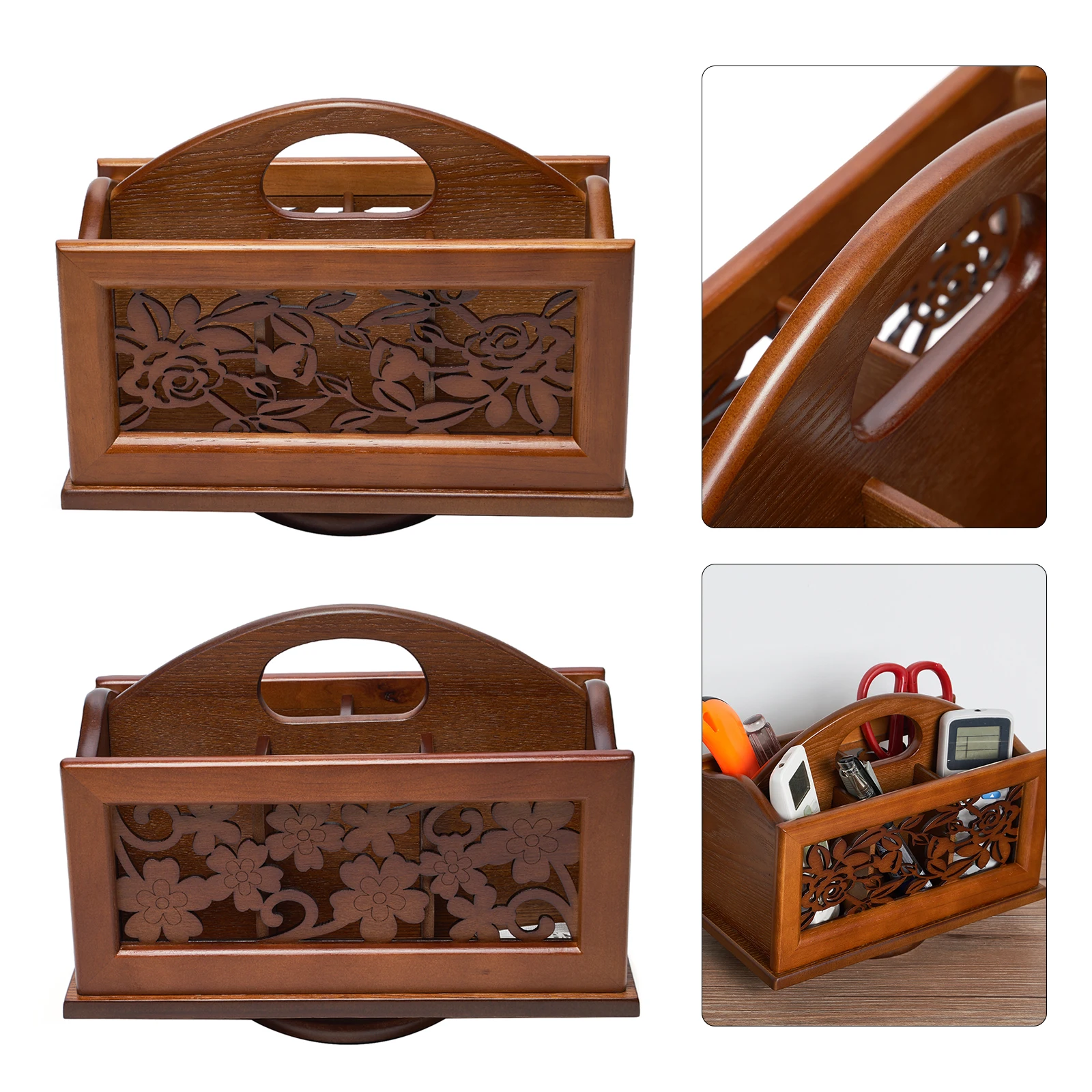 

Air Conditioner Remote Control Holder Desktop Storage Case Organizer Decor