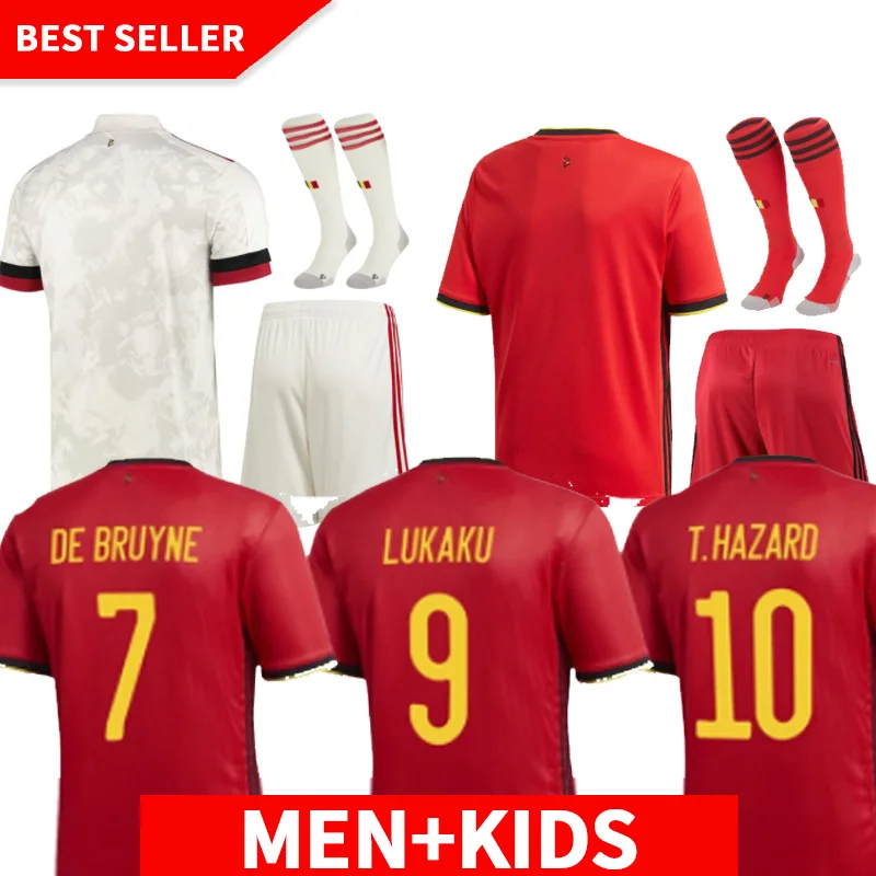 

belgium football soccer jersey 2021 Lukaku 20 21 22 Batshuayi Kompany football shirt men+kid sset