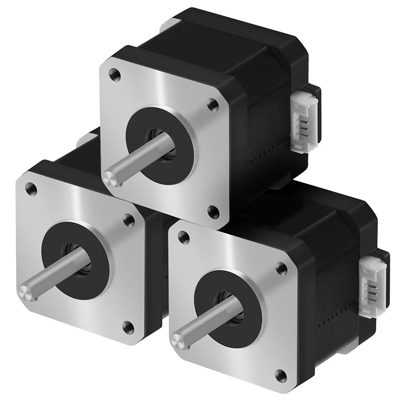 

3 Pcs Stepper Motor Nema 17 Motor 42BYGH 1.8 Degree Body 38MM 4-Lead Wire1.5A 42N.cm (60Oz.In) with 1M Cable