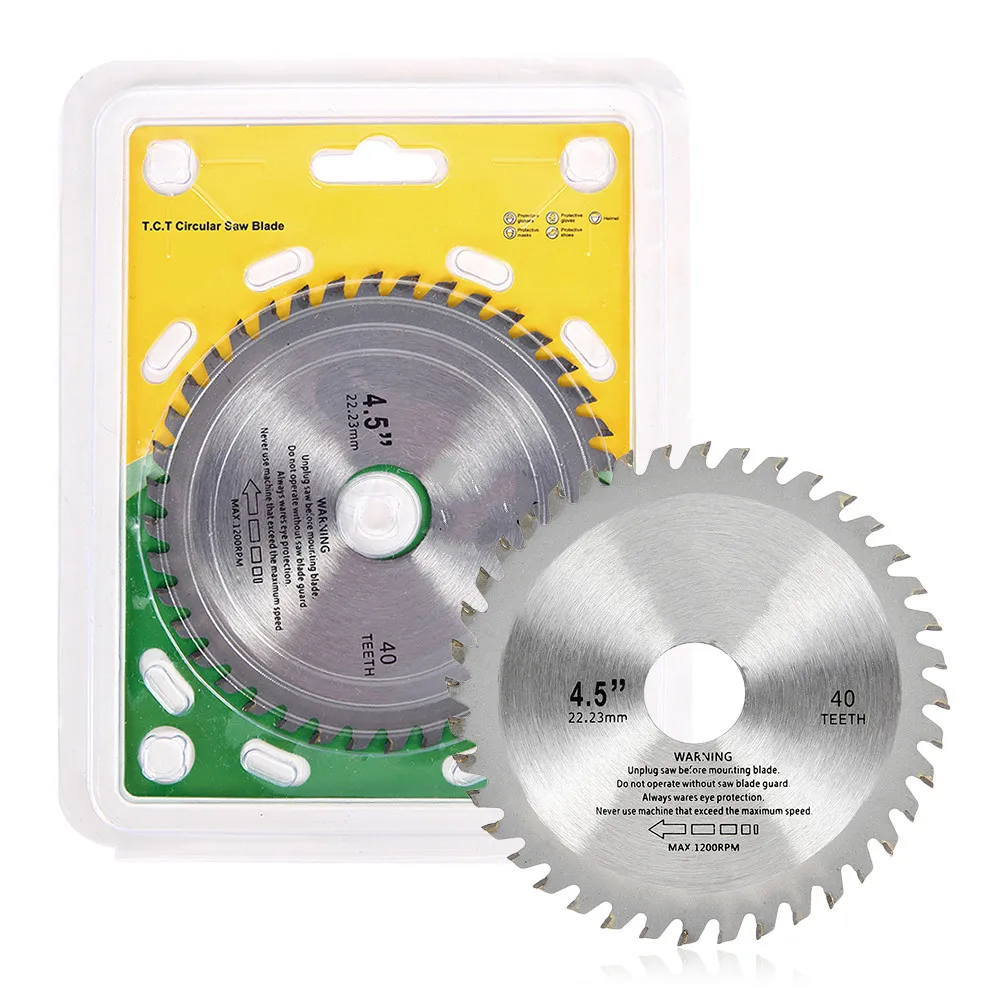 

1pc 115mm 40 Teeth Circular Carbide Saw Blades Cutting Wood For Angle Grinder Saw Disc Wood Cutter Saw Blade For Cutting Wood