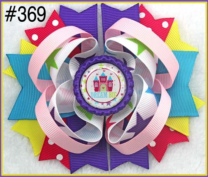 Бесплатная доставка F group 50 шт 4 5 &quotВдохновленный волос Бутик слоистых лук символ