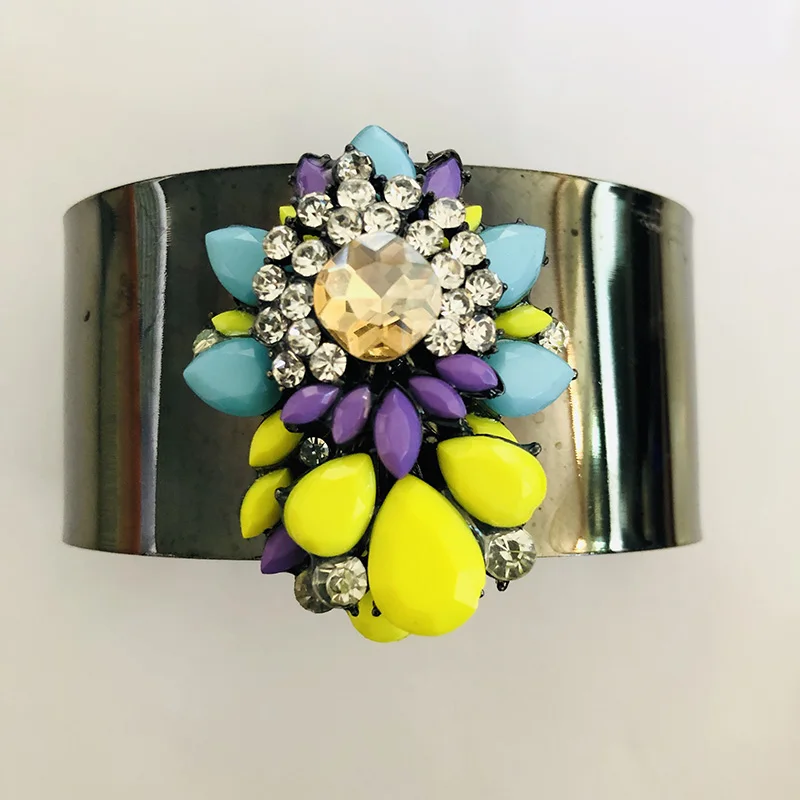 METAL BRACELET 4 Модные женские кольца свободного размера с регулируемым размером для женщин оптом - Цвет основного камня: METAL BRACELET 4