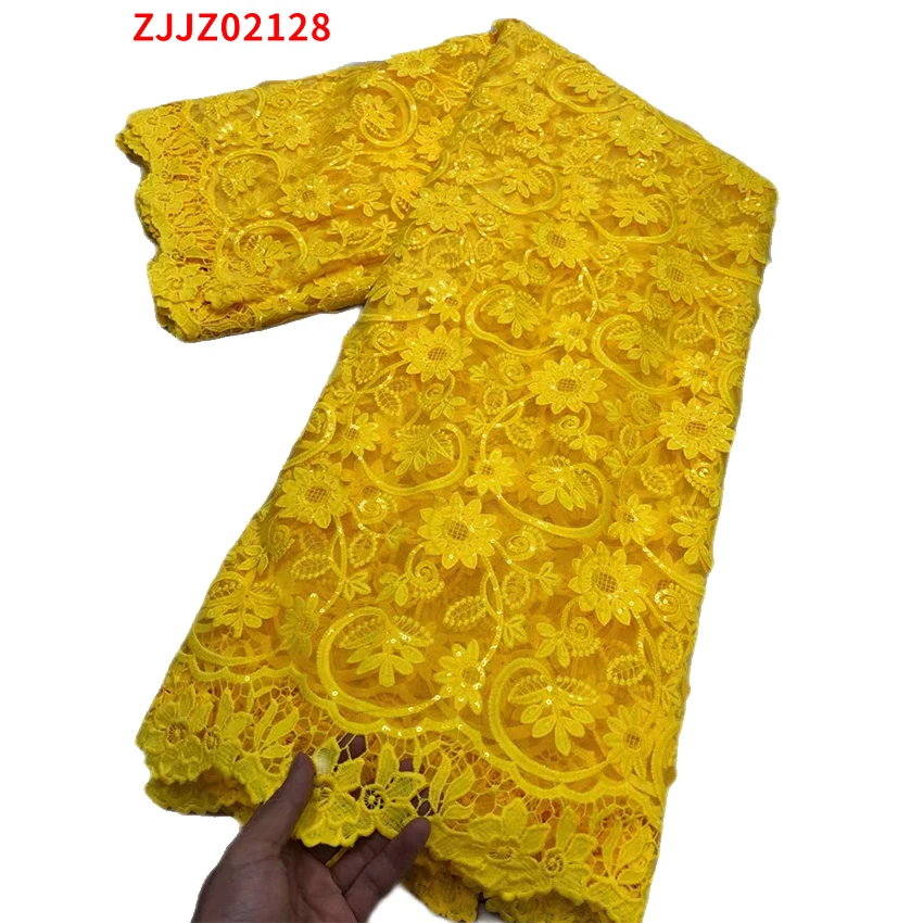 

Flower Style African Tulle Fabric Gorgeous ​Nigerian Net Lace Cloth ​For Bride Women Wedding Party Dress Sewing ZJJZ02128 B