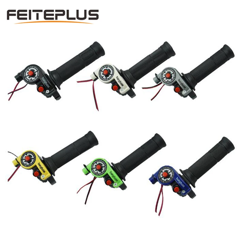 1 пара 22 мм 7/8 ''мотоциклетная поворотная рукоятка с тросиком ускорителя на