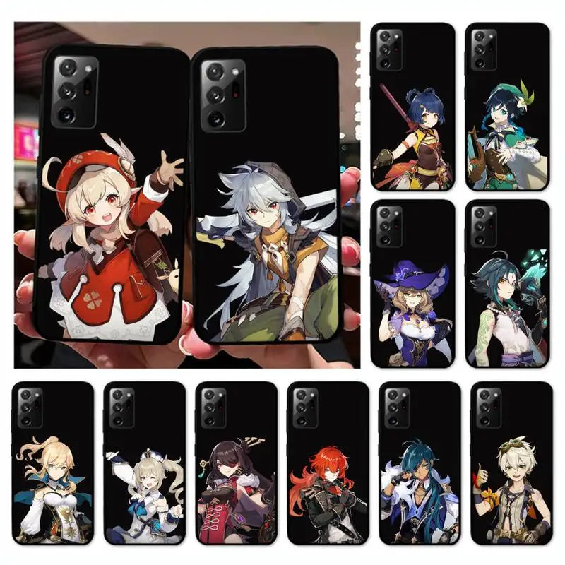 

Genshin Impact Phone Case for Samsung Note 20 Ultra 10 pro lite plus 9 8 5 4 3 M 30s 11 51 31 31s 20 A7