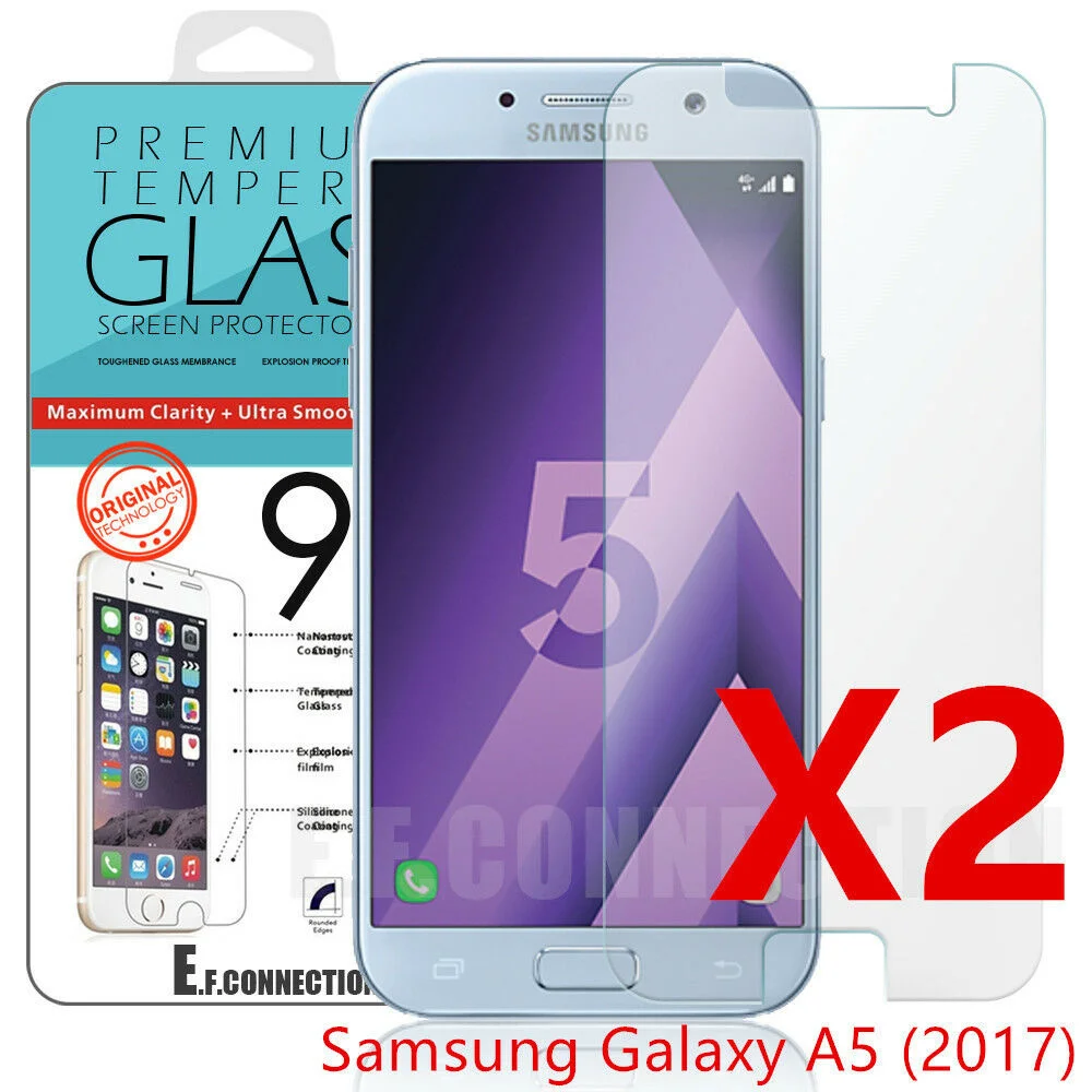 

Lot2 For Samsung Galaxy A5 vitre protection verre tremp film protecteur cran