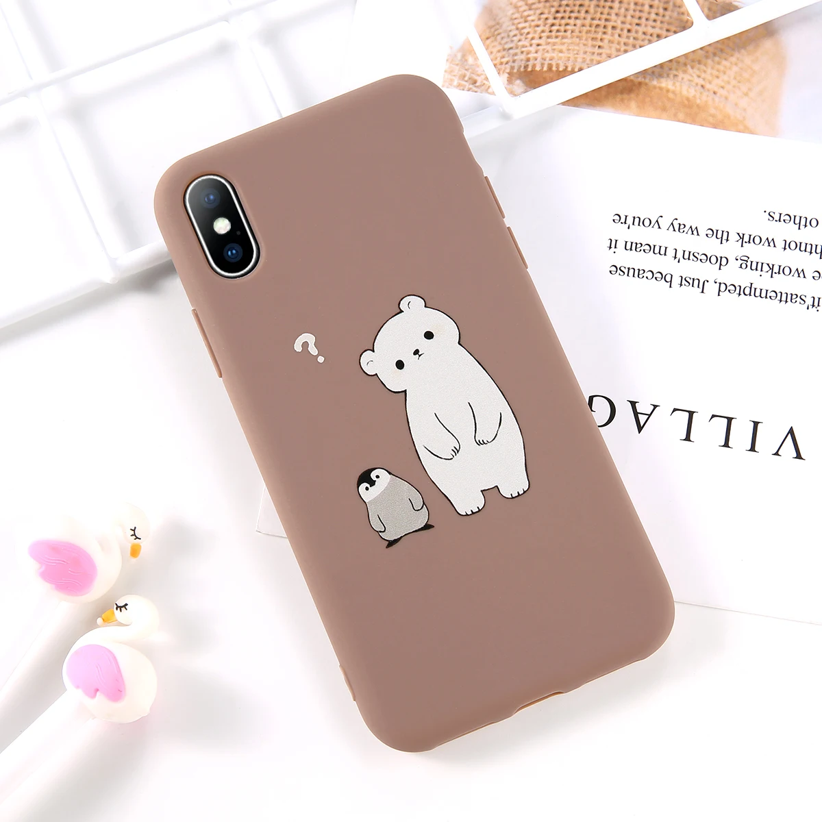 4287BN USLION чехол для телефона с забавным динозавром из мультфильма для iPhone 11, 6, 7, 8 Plus, X, XR, XS, Max, милый чехол для iPhone 6 Plus, мягкий силиконовый чехол - Цвет: 4287BN