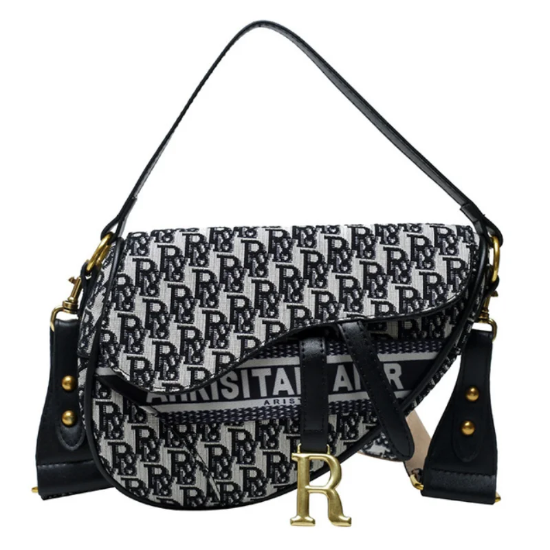 

Retro Print Shoulder Bags Female New Brand Chain Crossbody Bag Designer Luxury Lady Satchels Fashionable Purses for Women