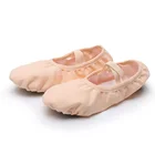 Черные, красные, розовые, белые парусиновые туфли на плоской подошве для занятий йогой, гимнастики, балетные танцевальные туфли, Детские балетные туфли для девочек и женщин