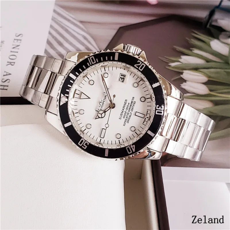 

Top luxury brand water ghost made men's quartz watch fashion waterproof belt men's watch Relogio Masculino with box 78116