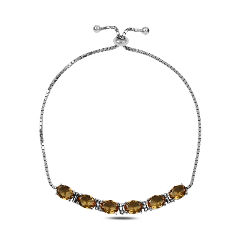 

Серебряный браслет Silverlina с зултанитом и фианитом