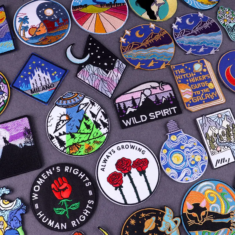 Патчи с вышивкой Приключения на открытом воздухе | Дом и сад