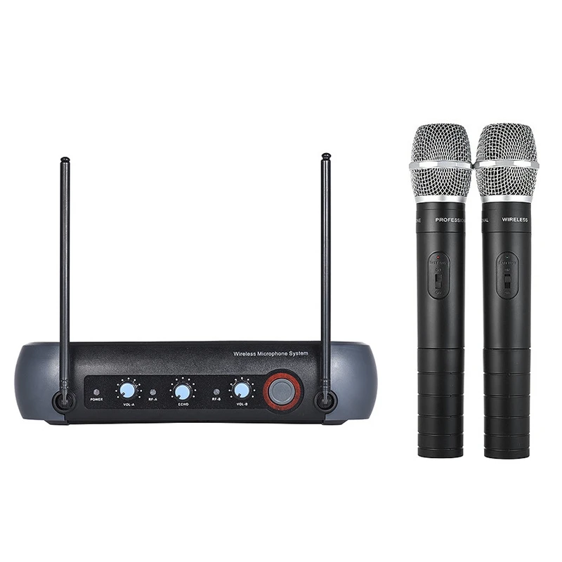 

V900 Wireless Microphone 2 Channels Mixing Function KTV Professional Microphone Home for Karaoke System