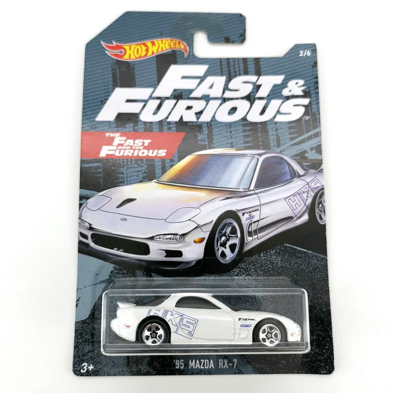 Автомобили Hot Wheels Fast And Furious Mitsubishi MAZDA RX7 BUICK Коллекционная версия 1/64 металлические