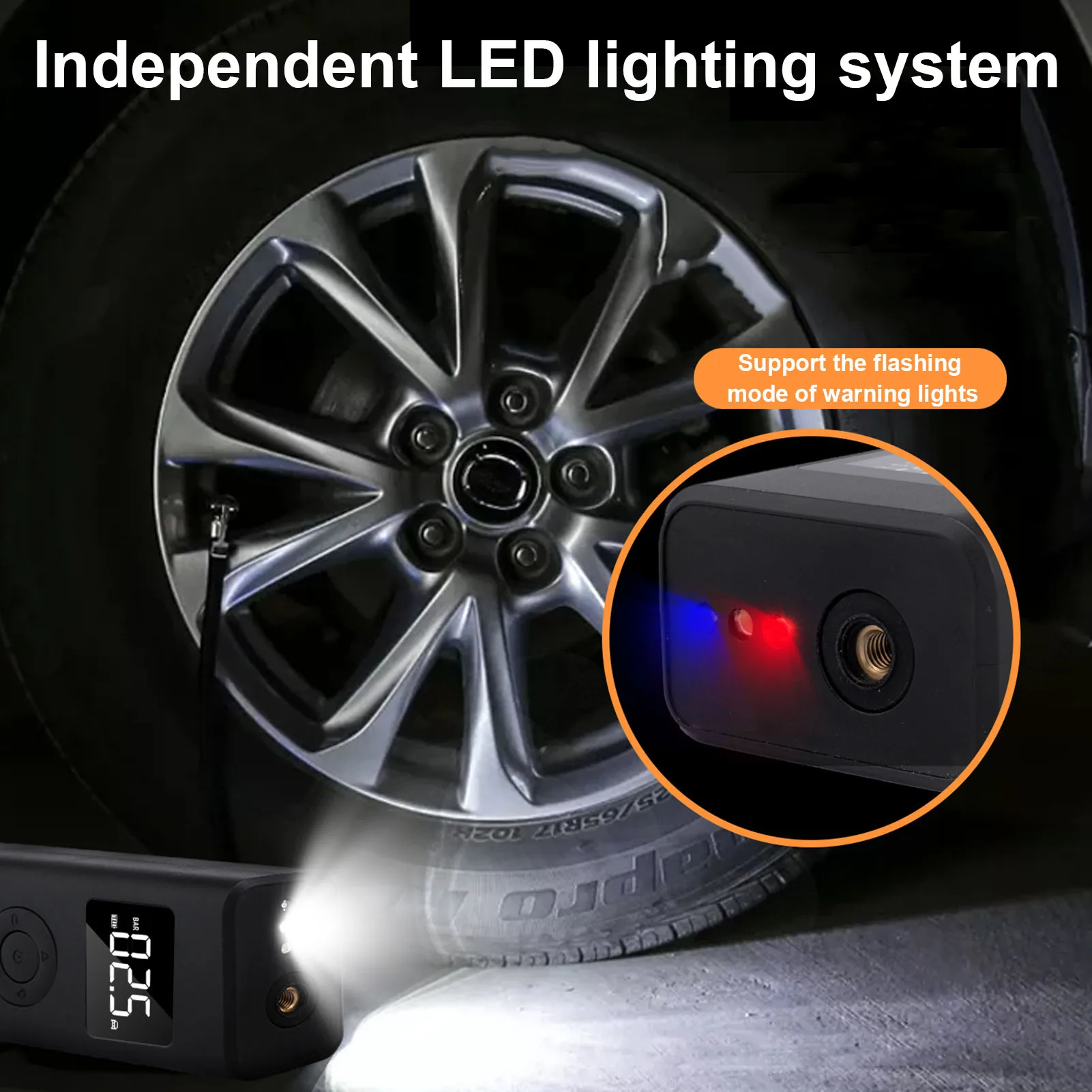 Precio Compresor De Aire Portátil Para Coche, Inflador De Neumáticos Inalámbrico Eléctrico, Bomba De Aire Recargable Digital, 150PSI, Automático Para Bolas De Motocicleta