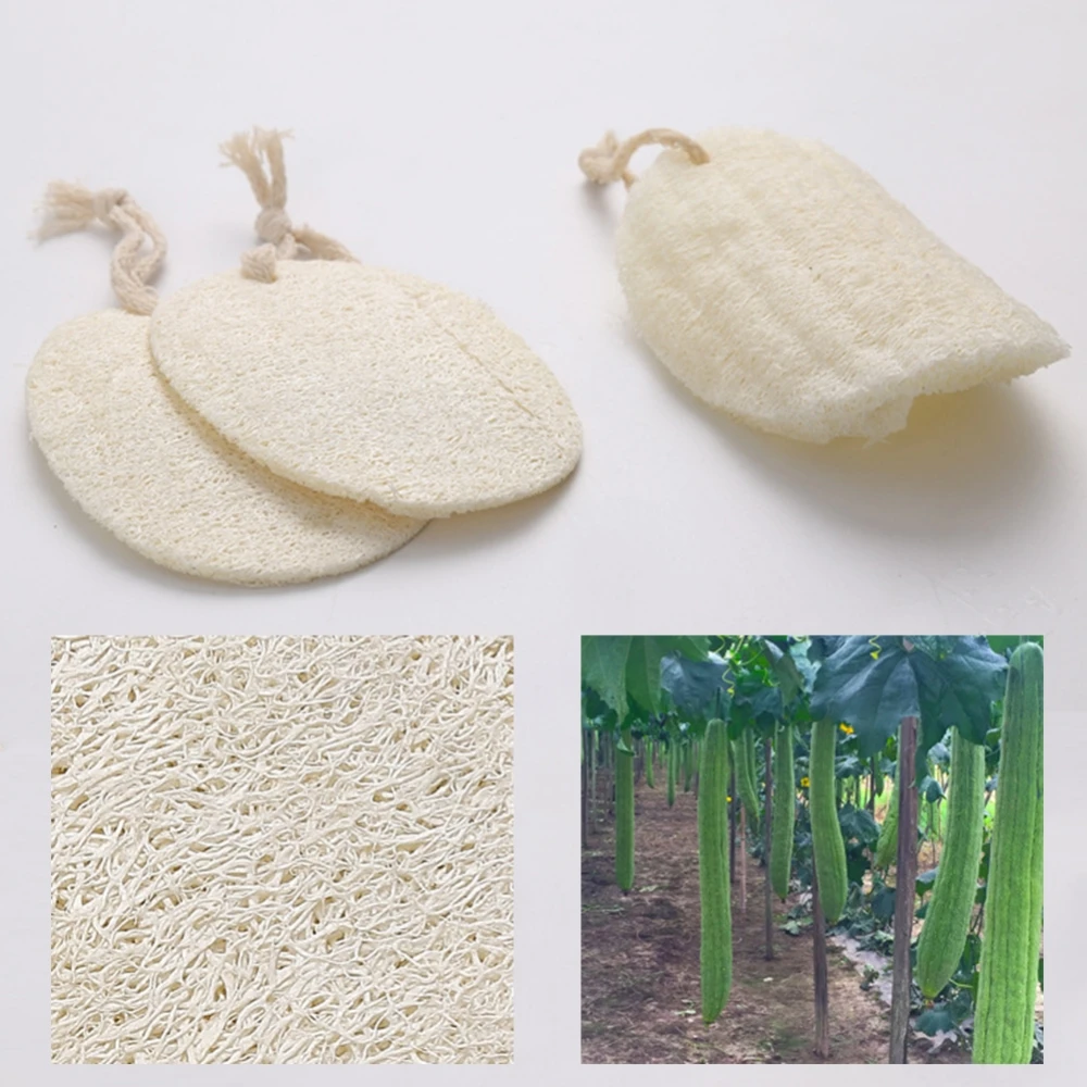 6 шт. кухонные антижировые чистящие салфетки для мытья посуды из натуральной люфы