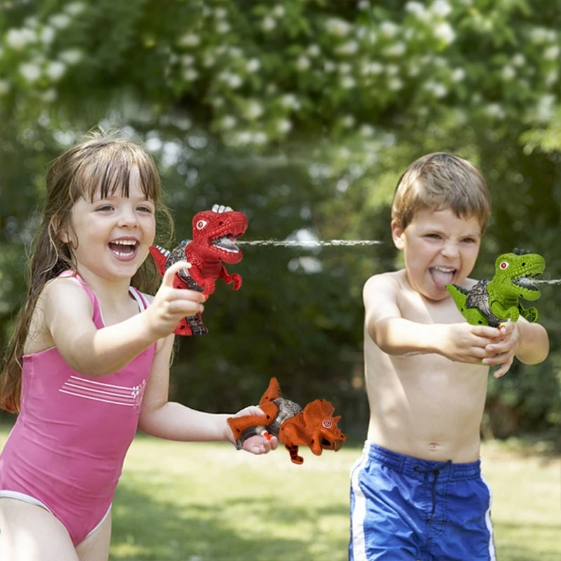 

Kids Swimming Toy Water Pool Toy Cartoon Dinosaur Shaped Pull-out Spray Toy Swimming Pool Water Supplies Active Toys