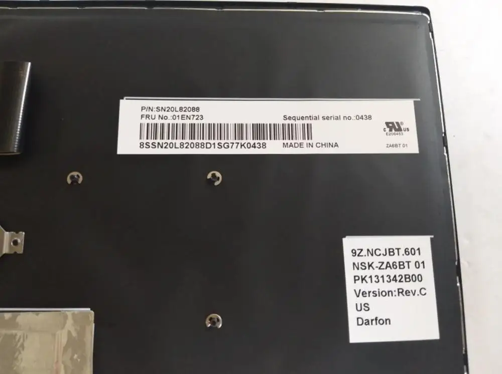 New Original for Lenovo Thinkpad T470S 13 Gen 2 US English Backlit Keyboard FRU 01EN723 01EN682 SN20L82088 | Компьютеры и офис