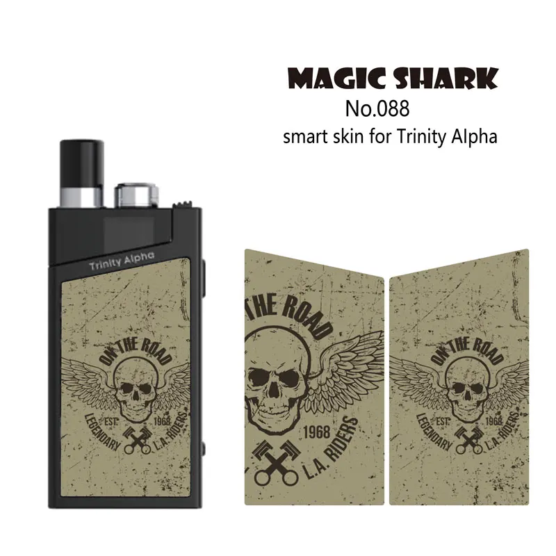 Чехол стикер для телефона Magic Shark Trinity Alpha Vape Pod в стиле милитари мотоцикла|Наклейки