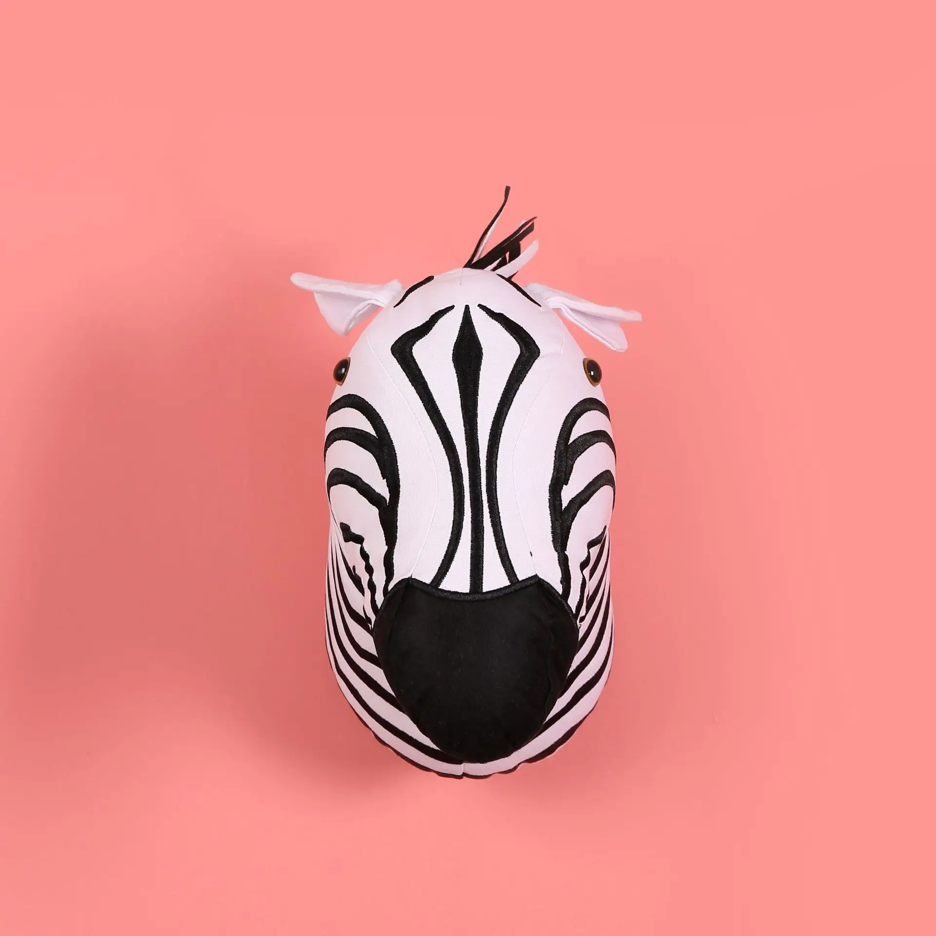 Зебра/Слон/Жираф 3D голова животного настенное крепление детские мягкие игрушки