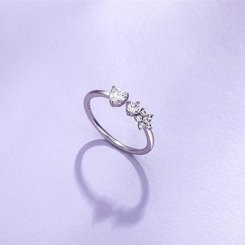 

18K Gold Wedding Rings for Women Fashion Simple Flower Ring Female Male Classic Engagement White Gold Ring Fine Jewelry anillos